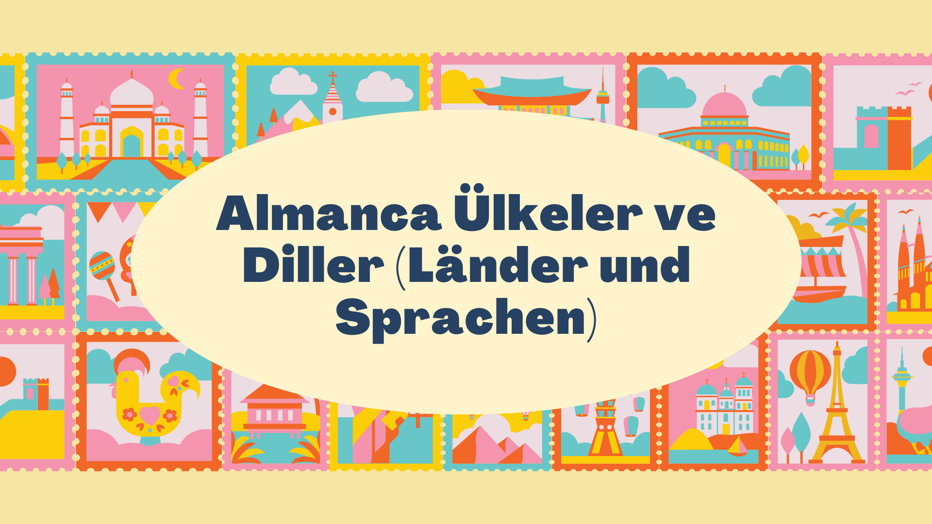 Almanca �lkeler ve Diller (L�nder und Sprachen)