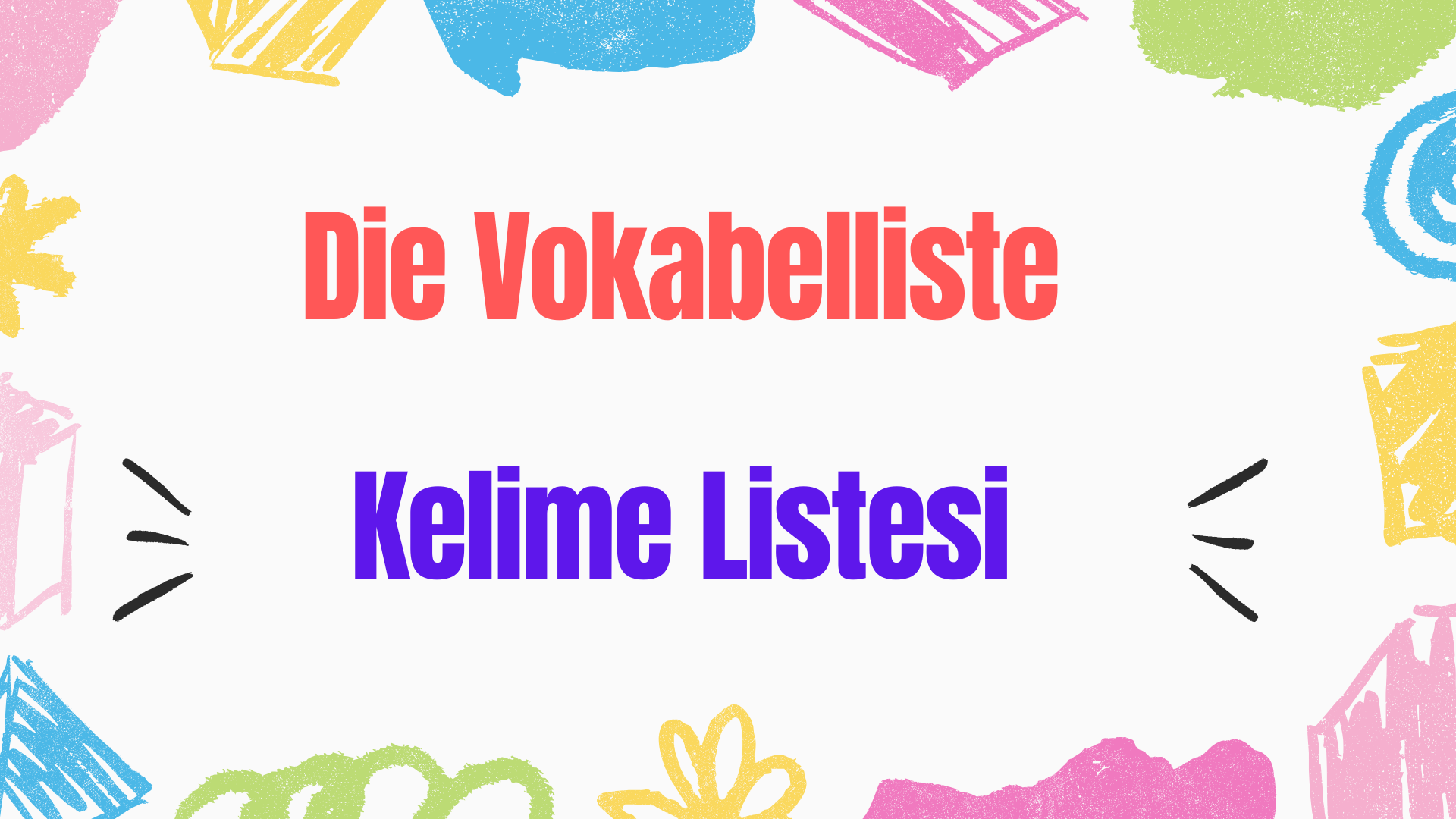 Kelime Listesi Almanca Say�lar 1-20